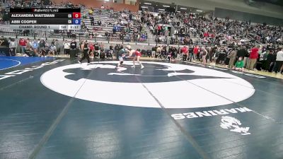 U20 Women - 53F Champ. Round 1 - Alexandra Waitsman, CA vs Abbi Cooper, CA