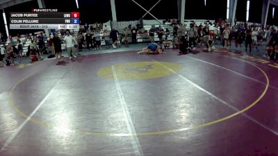 215 lbs Champ. Round 2 - Jacob Purtee, Lake Erie Wrestling Club vs Colin Fellure, Franklin Wrestling Club