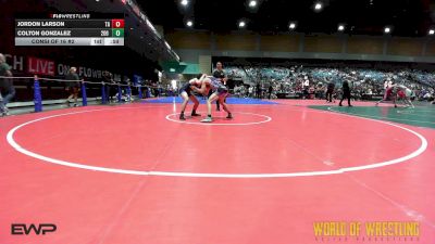 157 lbs Consi Of 16 #2 - Jordon Larson, Team Aggression vs Colton Gonzalez, 209 Wrestling Academy