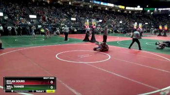 157 lbs Quarterfinal - Dylan Sours, WHW2 vs Will Tanner, PROA