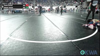 49 lbs Semifinal - Keon Ooton, Prodigy NDT vs Brady Wood, Husky WC