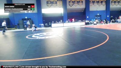 149 lbs Quarterfinal - Adonis Iparraguirre, Marymount vs Evan Owen, Washington & Lee