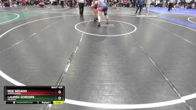 235 lbs Semifinal - Lauren Gorospe, Milpitas vs Noe Sedano, Justin Garza