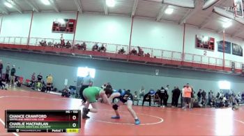 150 lbs Cons. Round 4 - Charlie MacFarlan, Contenders Wrestling Academy vs Chance Crawford, Whiteland Wrestling Club