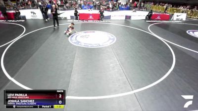 56 lbs Cons. Round 2 - Levi Padilla, Red Wave Wrestling vs Joshua Sanchez, Marvel Wrestling Academy