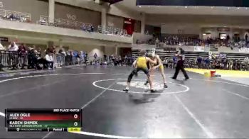 93 lbs Placement (4 Team) - Alex Ogle, HLWW vs Kaden Shimek, NLS (New London/Spicer)