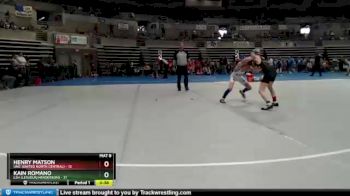 75 lbs Placement (4 Team) - Henry Matson, UNC (United North Central) vs Kain Romano, LSH (LeSueur/Henderson)