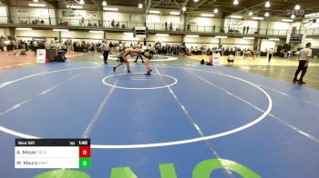225A lbs Consi Of 4 - August Moser, Delbarton vs Michael Mauro, Empire Wrestling Academy