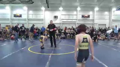 65 lbs Round 5 - Hunter Marshall, Jacket Wrestling Club vs Bentley Thoryk, West Virginia Wild