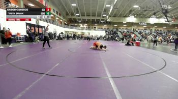 285 lbs Cons. Round 4 - Seth Suvak, Dickinson State (N.D.) vs Kaiden Cisneros, Arizona Christian University