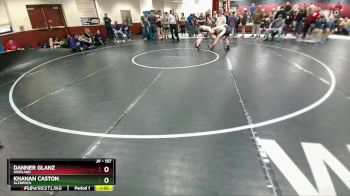 157 lbs Cons. Round 2 - Danner Glanz, Worland vs Khanan Caston, Glenrock