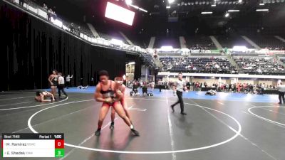 7th - 8th grade - 173 Semis - Michael Ramirez, Big Game Wrestling Club vs Emmett Shedek, Iowa