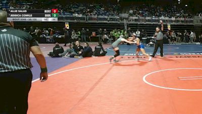 5A 125 lbs Cons. Semi - Jessica Conkle, North Richland Hills Birdville vs Allie Salas, Mission Veterans Memorial
