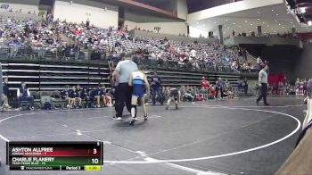 80 lbs Round 4 (6 Team) - Charlie Flanery, Team Texas Blue vs Ashton Allfree, Kansas Anaconda