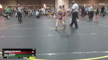 90 lbs Round 3 (4 Team) - Will Hughes, Roundtree WA vs Landon Piovarchy, Untouchables