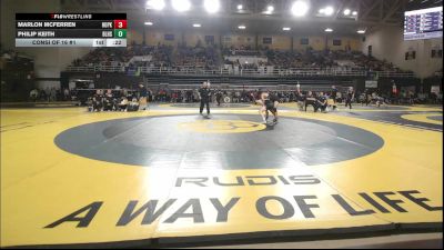 157 lbs Consi Of 16 #1 - Marlon McFerren, Hopkins School vs Philip Keith, Bishop Lynch High School