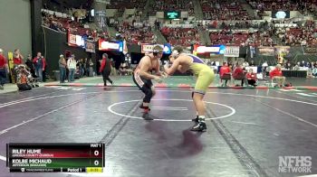 Cons. Round 3 - Riley Hume, Lincoln County (Eureka) vs Kolbe Michaud, Jefferson (Boulder)