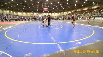 98 lbs 3rd Place - Kyler Menza, FordDynasty Wrestling Club vs Ella Kavanagh, Nevada Elite