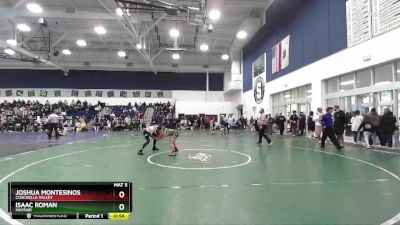 126 lbs Cons. Round 2 - Joshua Montesinos, Coachella Valley vs Isaac Roman, Mayfair