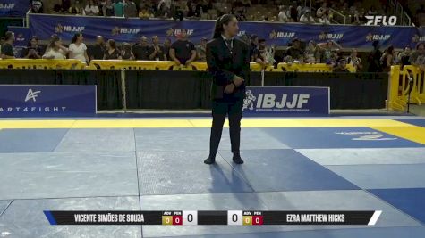 Ezra Matthew Hicks vs Vicente Simões De Souza 2026 Pan Kids Jiu-Jitsu IBJJF Championship