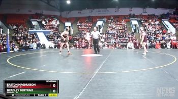 157 lbs Semifinals (8 Team) - Bradley Bertram, Hudson vs Easton Magnusson, Manchester