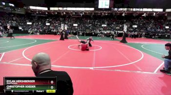 176 lbs Cons. Round 3 - Christopher Soeder, BKV1 vs Dylan Hershberger, Unattached