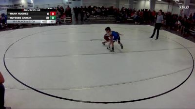 4 lbs 1st Place Match - Ulysses Garcia, Lakeview vs Hank Hughes, Neligh Oakdale