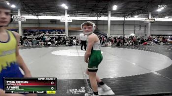 85 lbs Champ. Round 3 - Rj White, Caldwell Cougars vs Tytan Freeman, East Idaho Elite