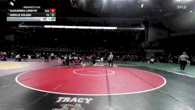 100 lbs Quarterfinal - Giselle Solano, Franklin (Elk Grove) vs Alexandra Loretto, Pacheco