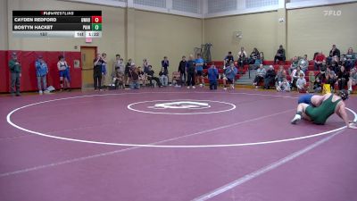 157 lbs Day 1 (round 4) - Cayden Redford, Gowanda vs Bostyn Hacket, Pioneer