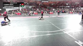 51 lbs 5th Place Match - Clement Greco, Wisconsin Dells vs Aspen Zamitalo, B.A.M Training Center
