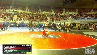 D2-126 lbs Cons. Round 3 - Tony Garritano, Willow Canyon vs Parker Belnap, Williams Field