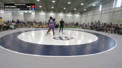 207 lbs Alex Gosnell, Pennsylvaniia Red vs Nataliya Clyburn, South Carolina