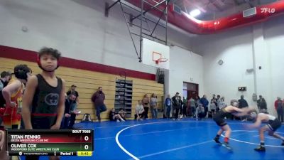 82 lbs Quarterfinal - Titan Fennig, Delta Wrestling Club Inc vs Oliver Cox, Woodford Elite Wrestling Club