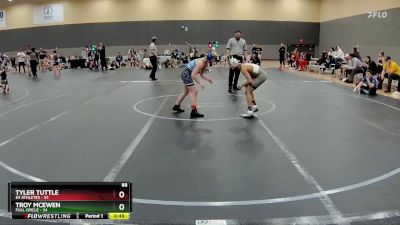 88 lbs Round 1 (10 Team) - Tyler Tuttle, 84 Athletes vs Troy McEwen, Full Circle