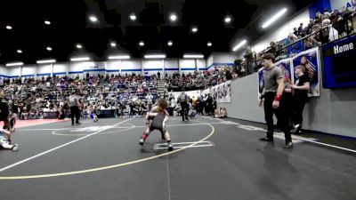 60 lbs 3rd Place - Clay Blankenship, Mustang Bronco Wrestling Club vs Waylon Perez, Marlow Outlaws