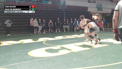126 lbs Consolation - Luke Hillers, Boiling Springs vs Isaac De Medeiros, Carolina Forest