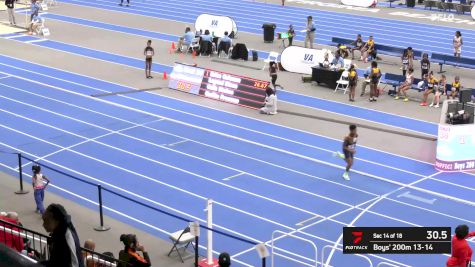 High School Boys' 200m, Finals 15 - Age 13-14