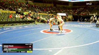 175 Class 2 lbs Cons. Round 1 - Jude Marconett, Pleasant Hill vs Adam Folks, St. Clair