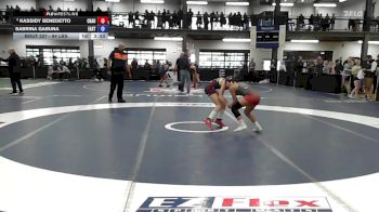 94 lbs Consi Of 8 #2 - Kassidy Benedetto, Chautauqua Lake vs Sabrina Gabuna, East Islip