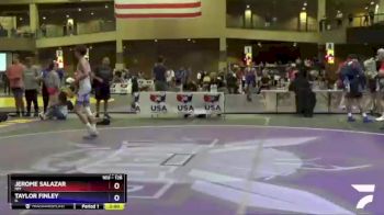 126 lbs Cons. Round 2 - Jerome Salazar, NM vs Taylor Finley, IL