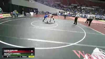 4A-126 lbs Cons. Round 1 - Justin England, Crook County vs Nicholas Campbell, North Bend