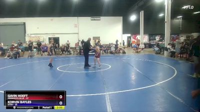 92 lbs Placement Matches (8 Team) - Gavin Hoeft, Minnesota Blue vs Korvin Bayles, Utah