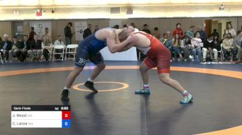 125 kg Semifinal - Jordan Michael Wood, USA vs Christian Henry Lance, USA