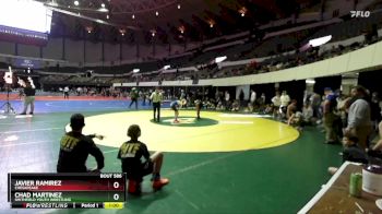 Rookie 6-8 100 1st Place Match - Chad Martinez, Smithfield Youth Wrestling vs Javier Ramirez, Chesapeake