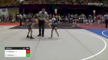 58 lbs Rr Rnd 3 - Vanessa (Nessa) Anderson, WWBC vs Ella Coomes, Metro Wr Ac