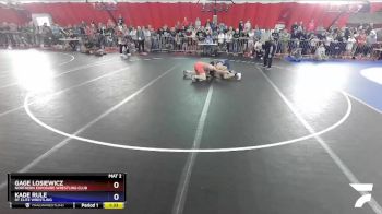 152 lbs 1st Place Match - Gage Losiewicz, Northern Exposure Wrestling Club vs Kade Rule, RT Elite Wrestling