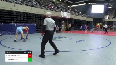 177 lbs Semifinal - Alejandro Rouceville, Charles City vs Drake Brenize, Newburg