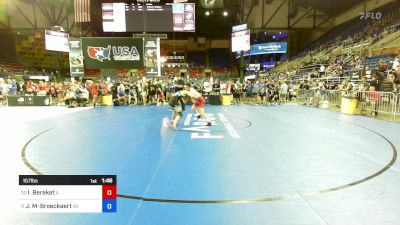 157 lbs Cons 8 #2 - Ismael Bereket, IL vs Jd Minder-Broeckaert, WI