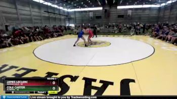 220 lbs Round 3 (8 Team) - James LeClerc, Indiana Gold vs Cole Carter, Alabama